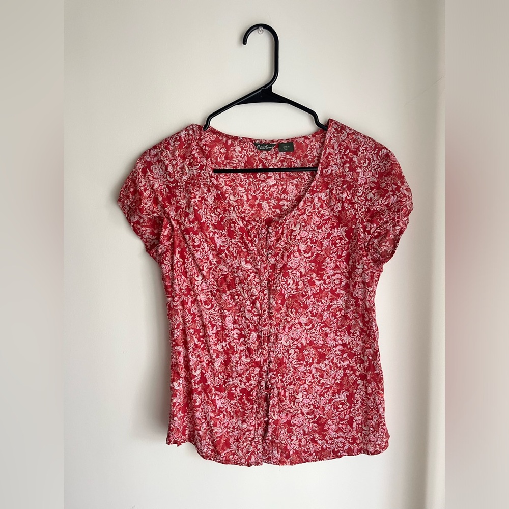 Pink Eddie Bauer blouse